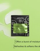 Apivita Express Beauty Moisturizing Face Mask Cucumber intenzíven hidratáló maszk 2x8 ml