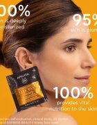 Apivita Express Beauty Nourishing Face Mask Honey hidratáló és tápláló maszk az arcra 2x8 ml