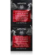 Apivita Express Beauty Pomegranate Revitalizáló és Radiance arcpakolás 2x8 ml
