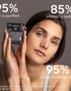 Apivita Express Beauty Purifying Face Mask Propolis tisztító fekete maszk zsíros bőrre 2x8 ml