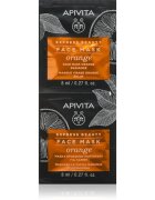 Apivita Express Beauty Radiance Face mask Orange élénkítő maszk az arcra 2x8 ml