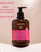 Apivita Intimate Plus Cleansing Gel finom habzó tisztító gél intim higiéniára 300 ml
