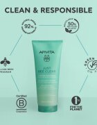 Apivita Just Bee Clear Purifying Cleanser Gel tisztító gél az arcbőrre pattanások ellen 200 ml