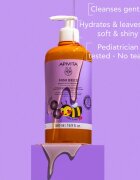 Apivita Mini Bees Gentle Kids Shampoo Blueberry & Honey sampon világos hajra gyermekeknek 500 ml