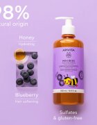 Apivita Mini Bees Gentle Kids Shampoo Blueberry & Honey sampon világos hajra gyermekeknek 500 ml
