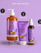 Apivita Mini Bees Gentle Kids Shampoo Blueberry & Honey sampon világos hajra gyermekeknek 500 ml