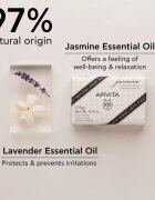 Apivita Natural Soap Jasmine tisztító kemény szappan 125 g