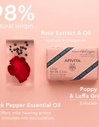 Apivita Natural Soap Rose & Black Pepper tisztító kemény szappan 125 g