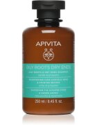 Apivita Oily Roots & Dry Ends Shampoo sampon zsíros fejbőrre és száraz hajvégekre 250 ml