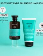 Apivita Oily Roots & Dry Ends Shampoo sampon zsíros fejbőrre és száraz hajvégekre 250 ml