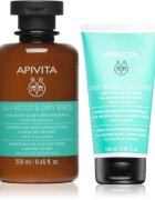 Apivita Oily Roots & Dry Ends szett zsíros fejbőrre és száraz hajvégekre