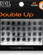 Ardell Double Up Trios 2xVolume ragasztható tincses műszempillák Medium 32 db