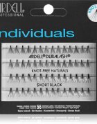 Ardell Individuals Csomómentes elválasztott szempillák Short Black 56 db