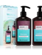 Arganicare Argan Oil Set ajándékszett száraz és sérült hajra 1 db