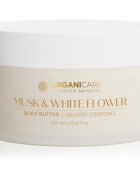 Arganicare Body Butter Musk & White Flower testvaj Argán olajjal 250 ml