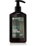Arganicare For Men 2-In-1 Shampoo & Body Wash tusfürdő gél és sampon 2 in 1 uraknak 400 ml