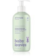 Attitude Baby Leaves Shampoo & Body wash sampon és tusfürdő gél gyermekeknek az édes alma illatával Sweet Apple 473 ml