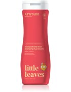 Attitude Little Leaves Mango gyermek tisztító gél és sampon a mangó illatával 473 ml