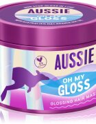 Aussie Oh My Gloss Glossing Hair Mask bőrvilágosító hidratáló maszk hajra 500 ml
