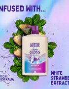 Aussie Oh My Gloss Shampoo sampon a fénylő és selymes hajért 1000 ml