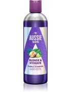Aussie SOS Blonde & Hydrate lila tonizáló sampon szőke hajra 300 ml