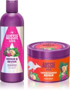Aussie SOS Repair Revive & Repeat ajándékszett a károsult hajra és fejbőrre