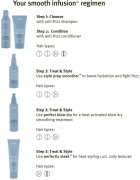 Aveda Smooth Infusion™ Perfectly Sleek™ Heat Styling Cream hővédő krém a rakoncátlan haj kisimítására töredezés ellen 40 ml