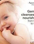Aveeno Baby Daily Care tisztító gél testre és hajra gyermekeknek születéstől kezdődően 250 ml