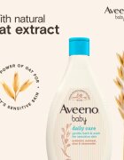Aveeno Baby Daily Care tisztító gél testre és hajra gyermekeknek születéstől kezdődően 250 ml