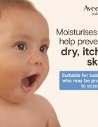 Aveeno Baby Dermexa Viszketést enyhítő balzsam nyugodt éjszakára 75 ml