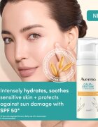 Aveeno Calm + Restore hidratáló tej az arcra SPF 50 50 ml