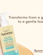 Aveeno Calm + Restore tisztító hab az arcra 200 ml
