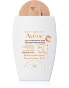 Avène Sun Mineral Fluid Tinted védő ápolás a káros napsugarakkal szemben SPF 50+ 40 ml