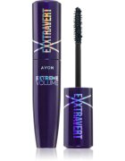 Avon Exxtravert Extreme Volume vízálló szempillaspirál a hosszú és dús pillákért árnyalat Blackest Black 9.5 ml