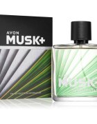 Avon Musk+ Metropolitano Eau de Toilette uraknak 75 ml