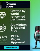 Axe ​Coconut & Sandalwood testápoló spray az intim részekre 100 ml
