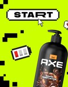 Axe Dark Temptation tusfürdő gél arcra testre és hajra 900 ml
