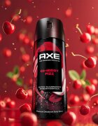 Axe Premium Cherry Fizz dezodor spray uraknak 150 ml