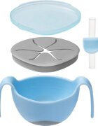 B.Box 3 in 1 Bowl & Straw tálka szívószállal Bubblegum 250 ml