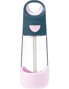 B.Box Bottle with Straw kulacs szívószállal Indigo Pink 1 db