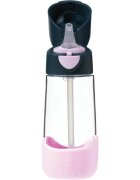B.Box Bottle with Straw kulacs szívószállal Indigo Pink 1 db