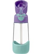 B.Box Bottle with Straw kulacs szívószállal Lilac Pop 1 db