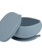 B.Box Silicone Bowl szilikon tálka kupakkal Blue 300 ml