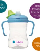 B.Box Spout Cup bögre fogantyúval Blueberry 4m+ 1 db