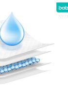 Baboo AirComfort Disposable Absorbing Changing Pads eldobható pelenkázó-alátétek 60x60 cm 20 db