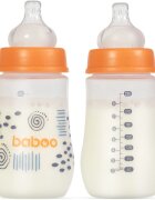 Baboo Anti-colic Feeding Bottle antikólikás cumisüveg Blue Haze 3 m+ 1 db