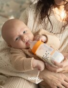 Baboo Anti-colic Feeding Bottle antikólikás cumisüveg Blue Haze 3 m+ 1 db
