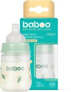 Baboo Anti-colic Feeding Bottle antikólikás cumisüveg gyermekeknek születéstől kezdődően Peachy Keen 0 m+ 1 db