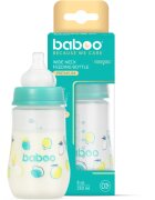 Baboo Anti-colic Feeding Bottle antikólikás cumisüveg Lagoon Fiesta 3 m+ 1 db