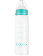 Baboo Anti-Colic Glass Bottle antikólikás üvegből készült cumisüveg 3m+ 240 ml